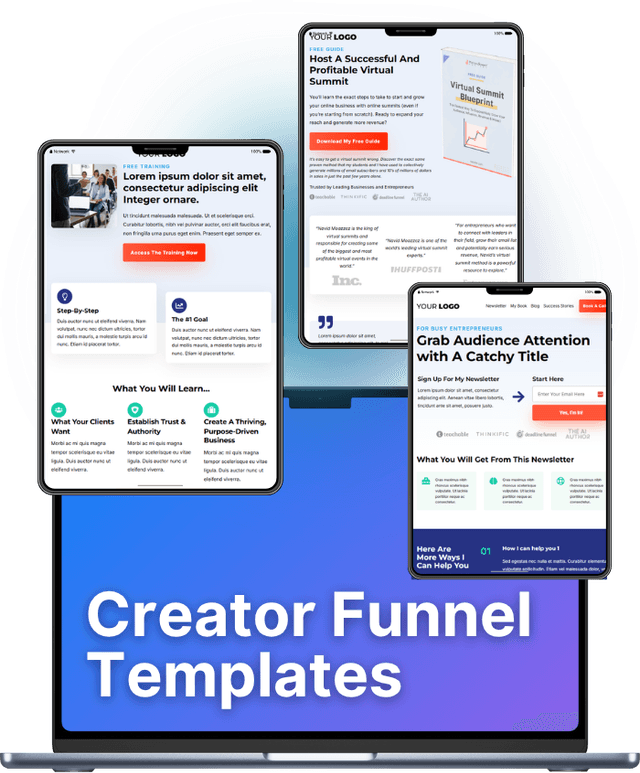 Creator Funnel Templates