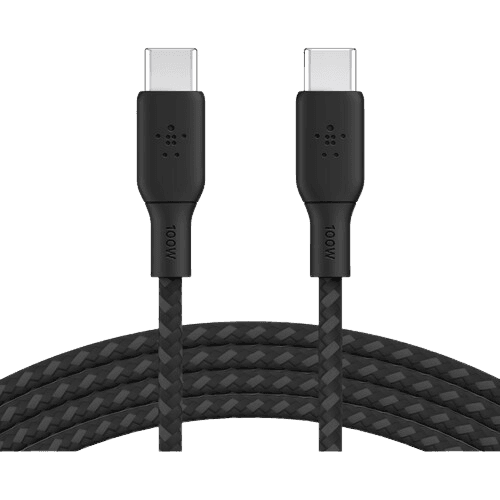 Belkin BoostCharge Braided USB-C Cable (6.6', Black)