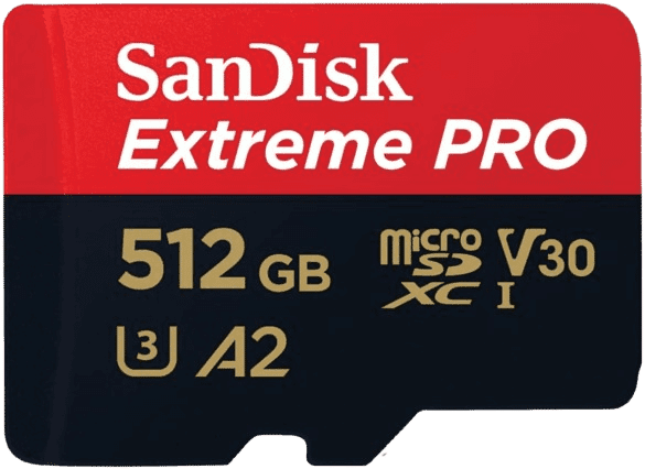SanDisk Extreme PRO microSDXC UHS-I Memory Card 512 GB