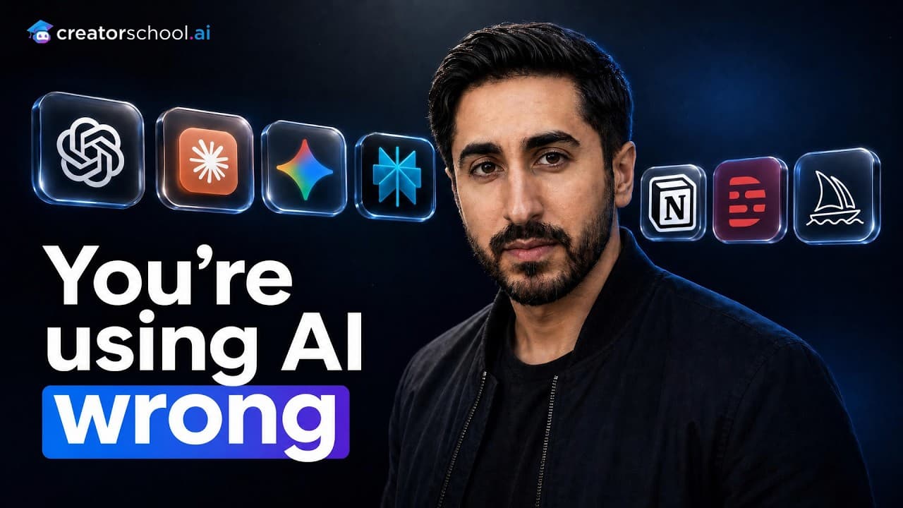 Most creators use AI wrong