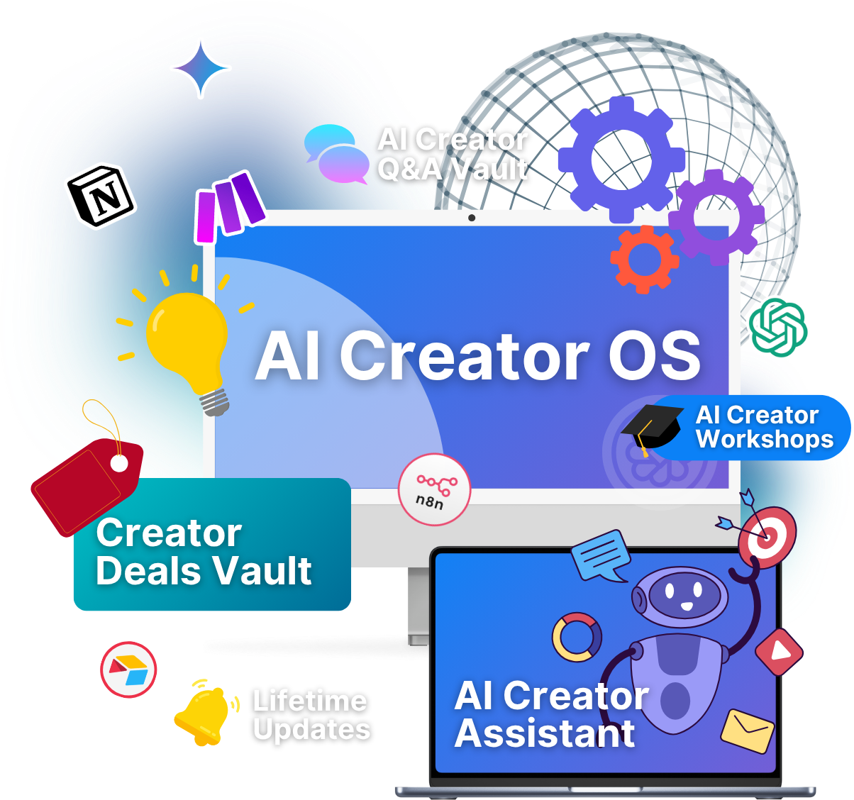 AI Creator OS 9 img ai creator os hero