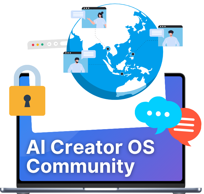 AI Creator OS 63 img private ai community v2